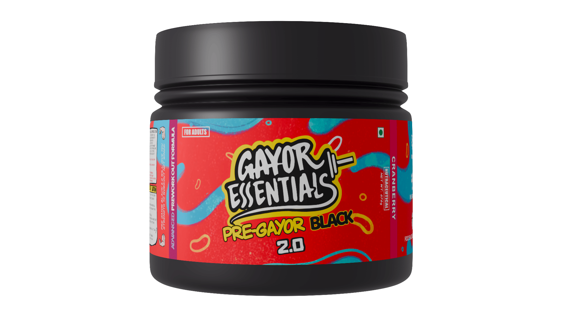 

Gayor Essentials Pre Gayor Black 2.0 Optimally Dosed Advanced Pre Workout 10 g Citrulline Malate 6 g Beta Alanine 300 mg Caffeine L-Theanine Energy...