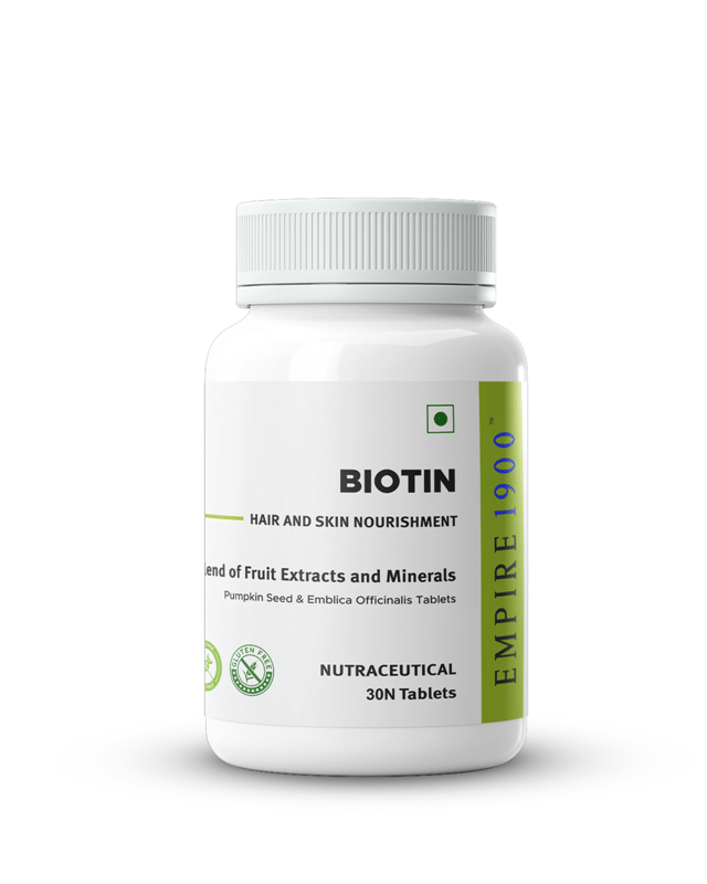 EMPIRE 1900 Biotin Tablets for Hair and Skin Nourishment|Hair and Skin Health|Skin Nourishment Supplement|Biotin for hair|Hair Care|Biotin Supplement|Biotin Vitamins|Daily vitamins-picture-16