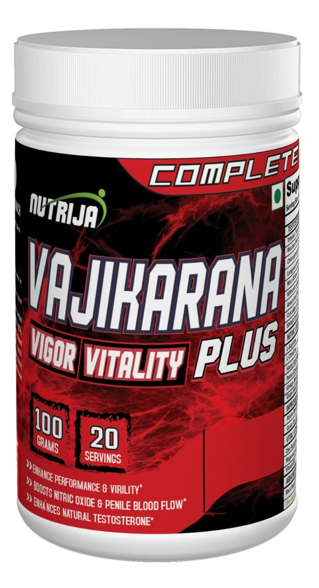 

NutriJa Vajikarana Plus Boost Nitric Oxide & Blood Flow (100g)