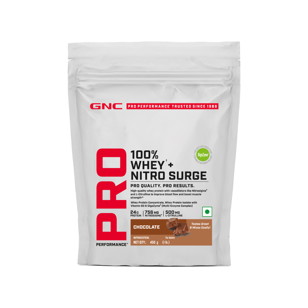 GNC PP 100% Whey Nitro Surge – Chocolate-image-2