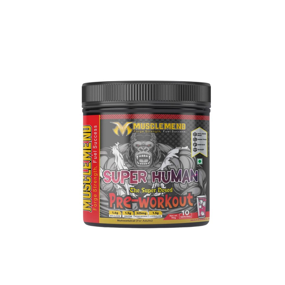 

MUSCLEMEND PRE WORKOUT – High-Potency Formula (Watermelon) 90g