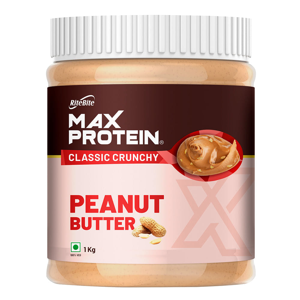 RiteBite Max Protein Peanut Butter Spread Classic Crunchy 1Kg