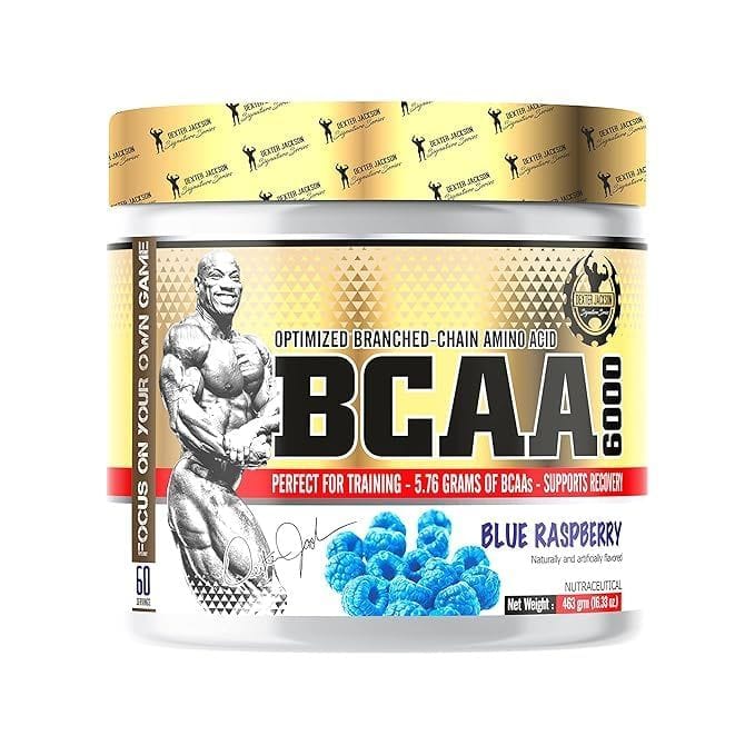 Dexter Jackson BCAA 6000| 60 Servings - Advanced Branched-Chain Amino Acid Formula for Optimal Muscle Recovery | Blue Raspberry Flavor , 463g-image-19