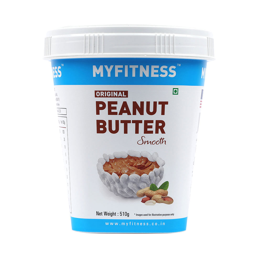 

Myfitness Original Peanut Butter Smooth 510g | 21g Protein | 39 Serving | Protein Rich | Boost Energy