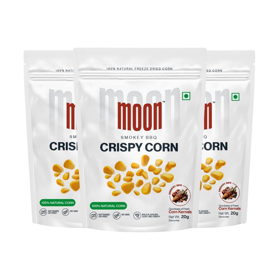 

Moon Smokey BBQ Crispy Corn Pack of 03 60g (20g X 3)