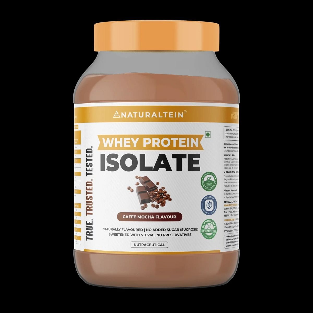 

NATURALTEIN Whey Protein Isolate Caffe Mocha - 1 kg