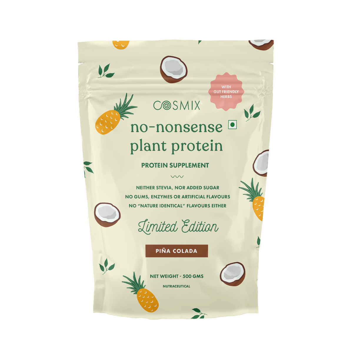 

Cosmix No Nonsense Plant Protein - Pina Colada 500g