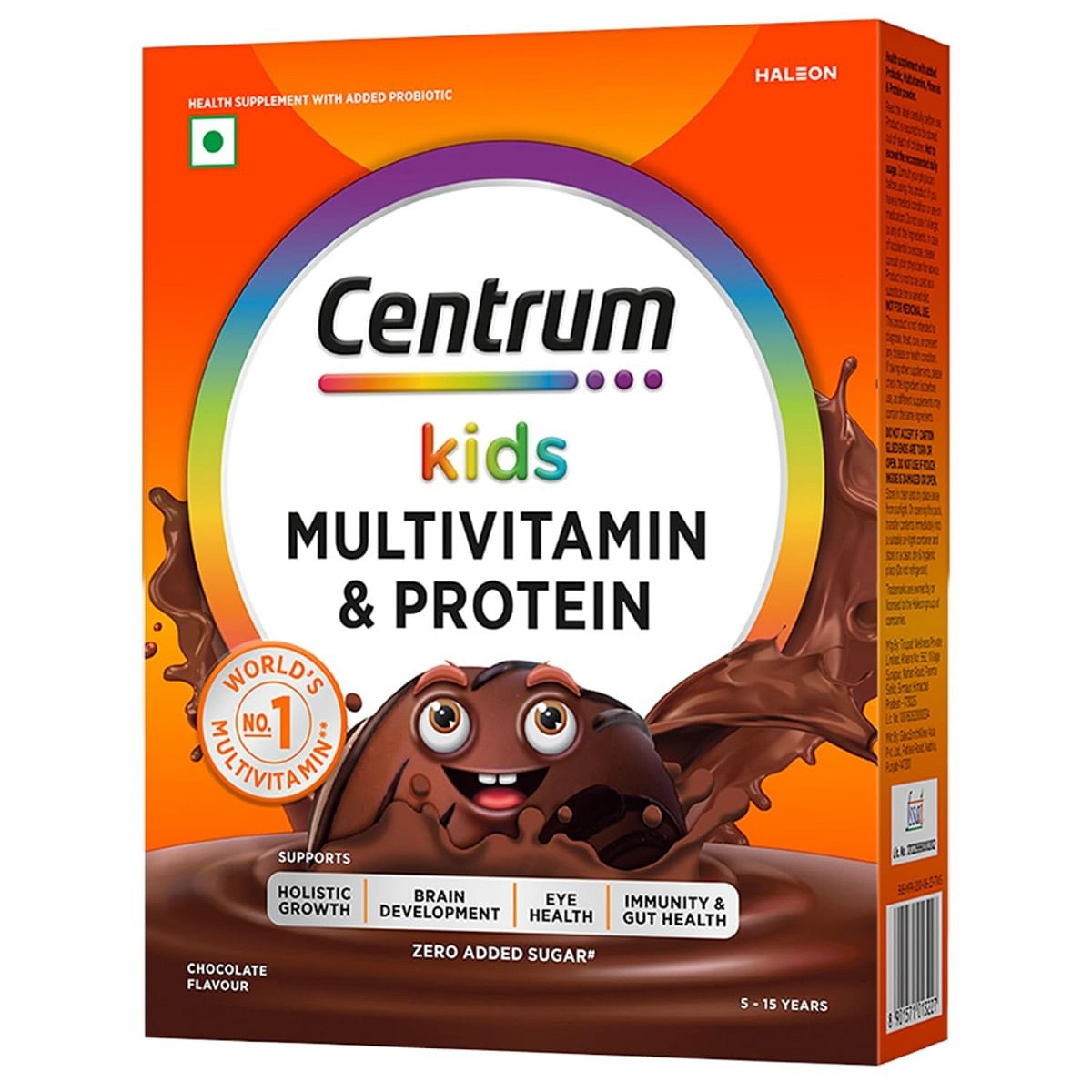 

Centrum Kids Multivitamin & Protein, 400g Health Drink (Chocolate)| 24 Vitamins, Minerals to support Holistic Growth (Veg)| World's #1 Multivitamin