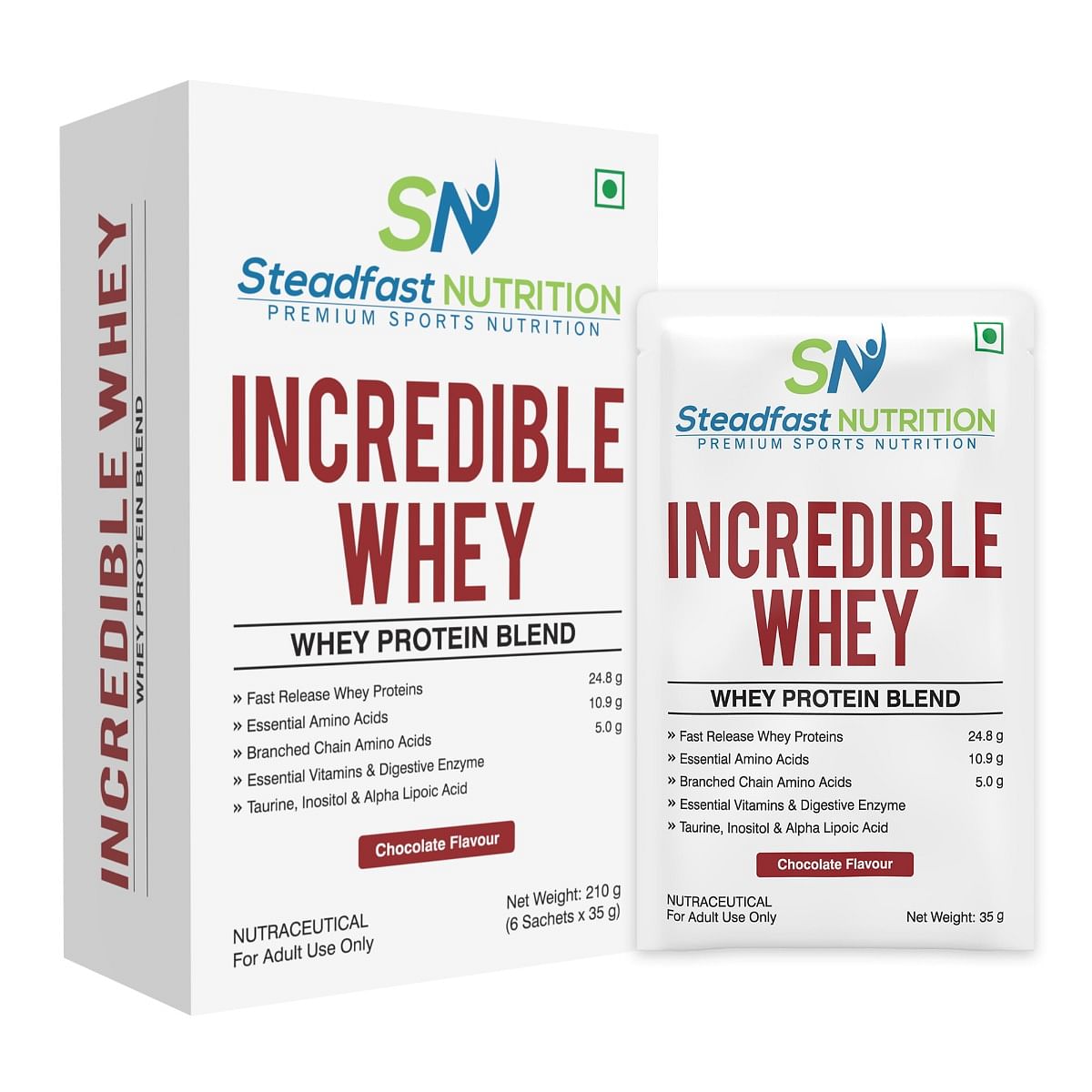 Steadfast Nutrition Incredible Whey Protein| Isolate And Concentrate ...