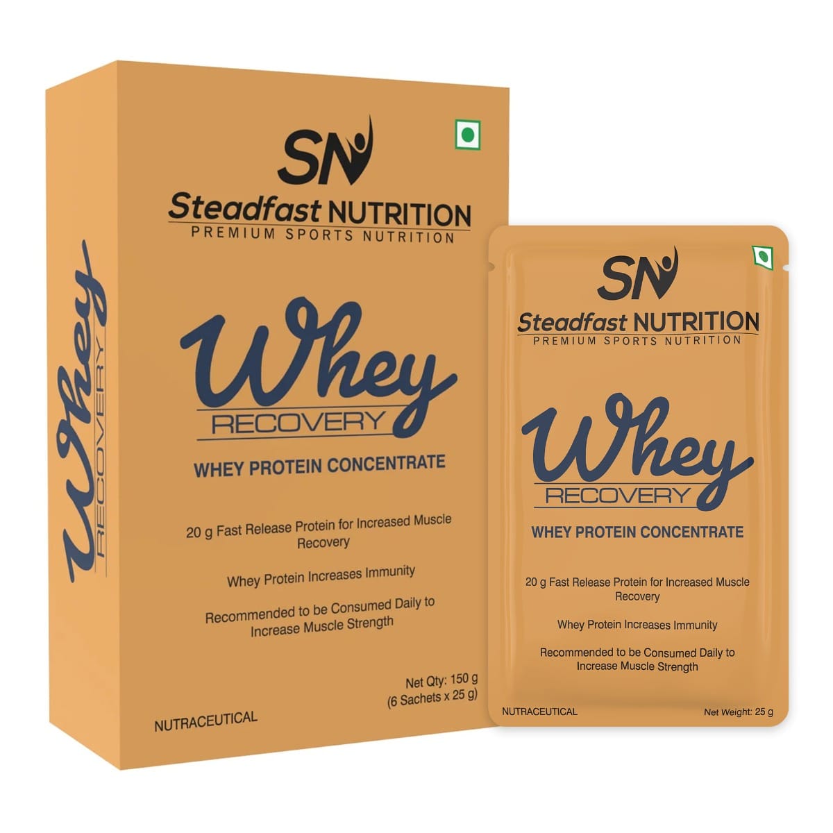 Steadfast Nutrition Raw Whey Protein | Unflavoured Concentrate | 20g fast release for muscle recovery, growth and immunity | Lab Tested
