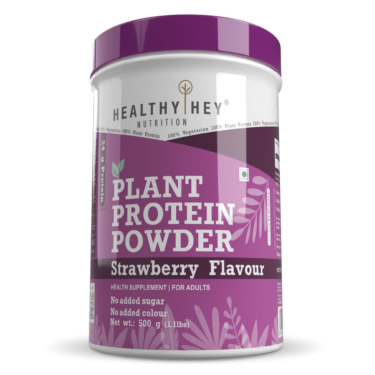 

Healthyhey Nutrition Plant Protein Strawberry 500 gm