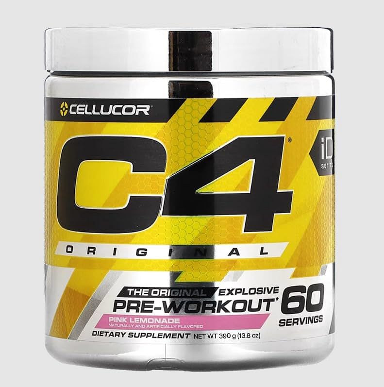 

Cellucor | C4 Pre Workout Original Pink Lemonade| 390g | Best Pre-Workout Energy Drink Supplements for Men & Women| 60 Servings