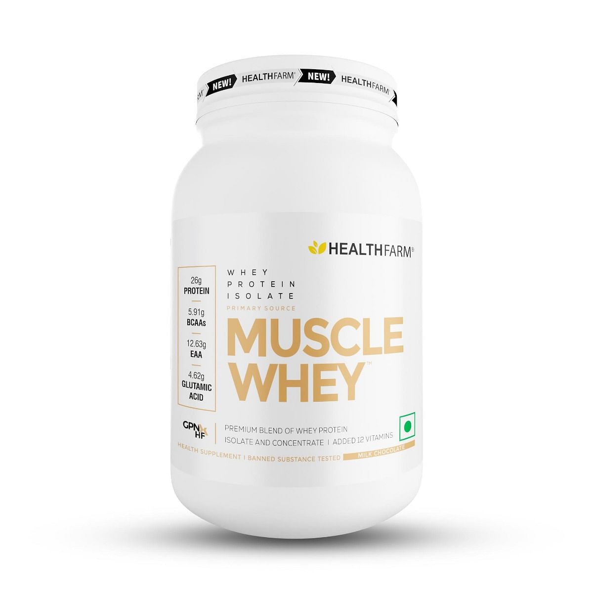 

Healthfarm Muscle Whey protein (Milk Chocolate, 1kg)