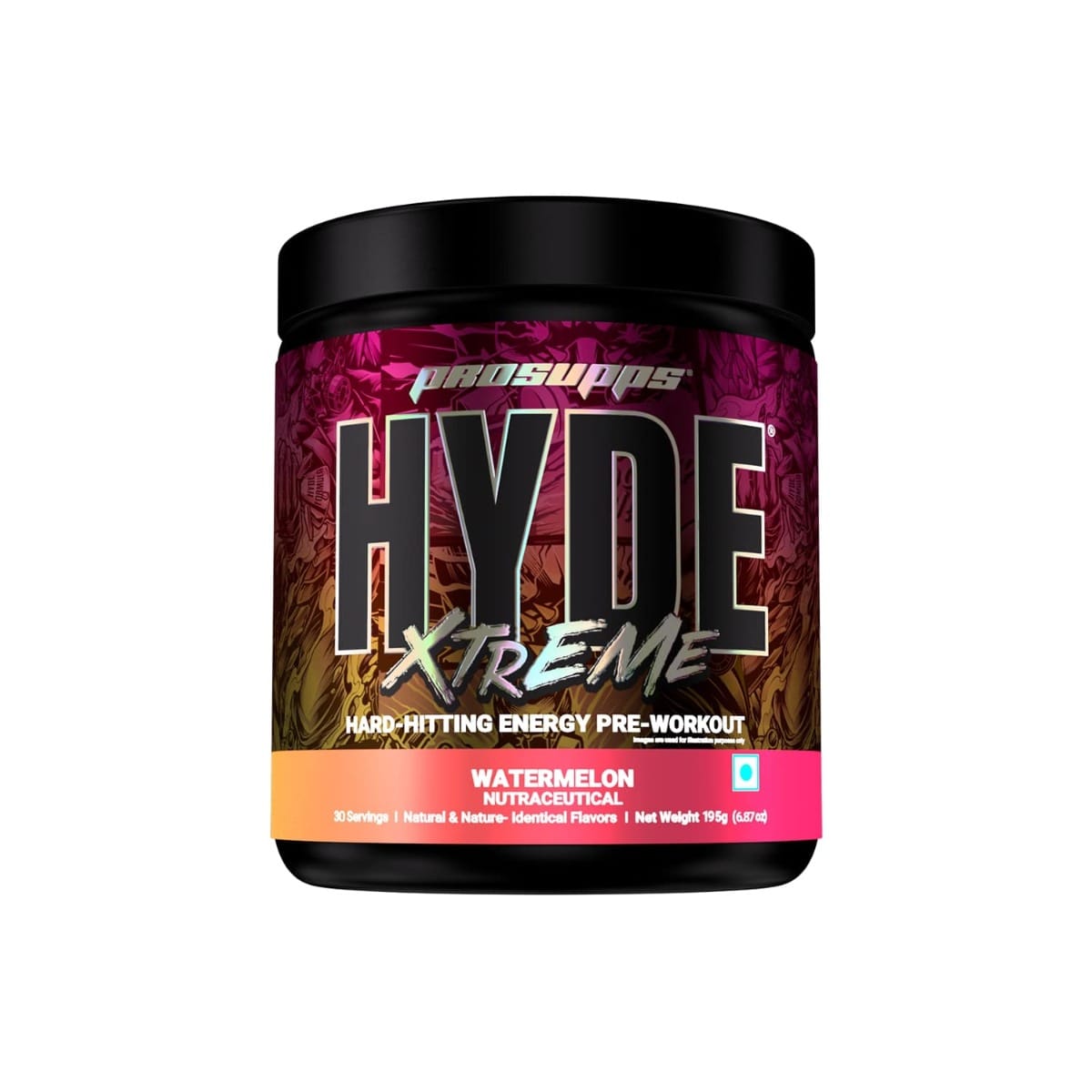 Prosupps Hyde Hard Hitting Energy Pre - Workout [30 Servings]