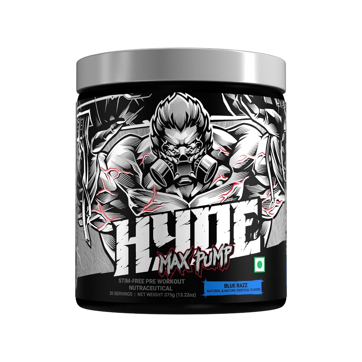 

Prosupps HYDE Max Pump Pre - Workout [30 Servings, Blue Razz]