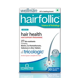 Wellman HairFollic- Hair Supplements (30 Vitamin & Minerals).