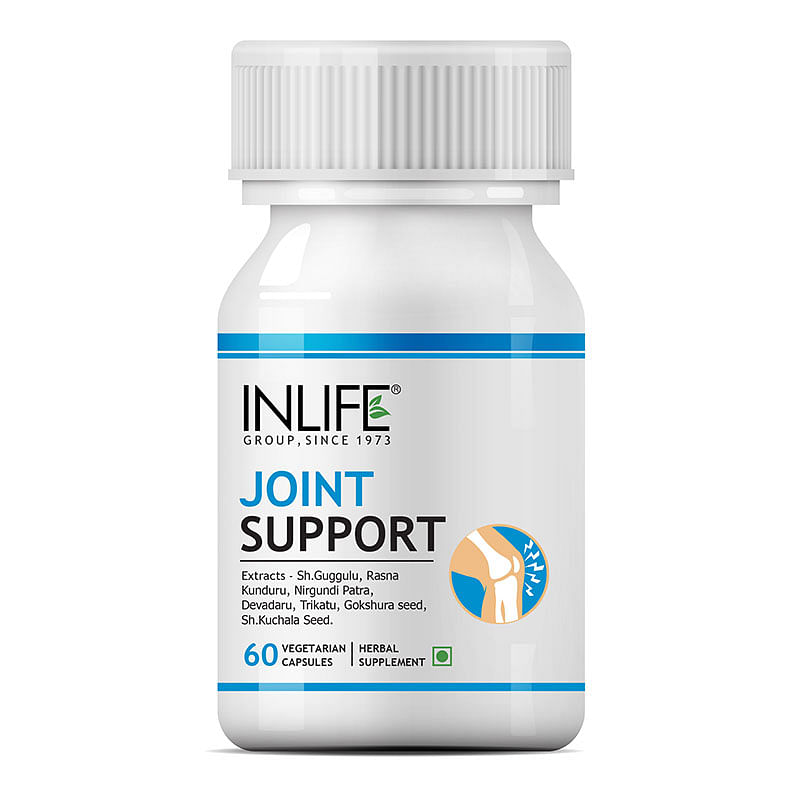 

Inlife Joint Support Health Supplement with Expert Active Pain Relief, Boswellia Serrata, Guggul and other Ayurvedic Herbs, 500 mg - 60 Veg Capsules