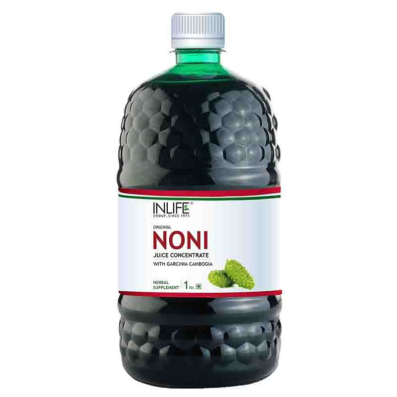 

INLIFE Noni Gold Fruit Juice Concentrate plus Garcinia & Aloe Vera Liquid Drink, 1 Litre Family Pack