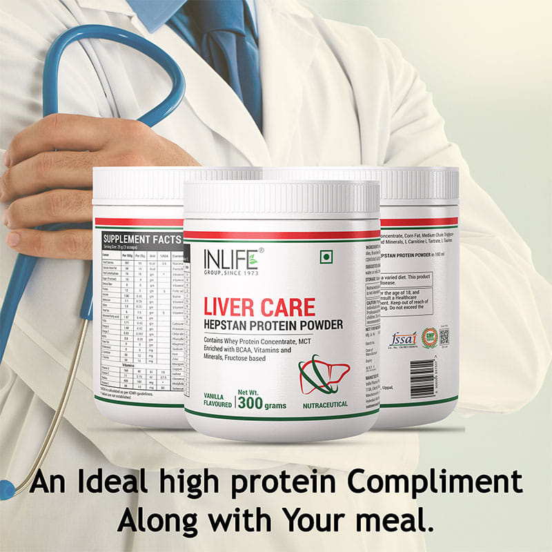 INLIFE Hepstan Liver Care Support Protein Powder Supplement Whey