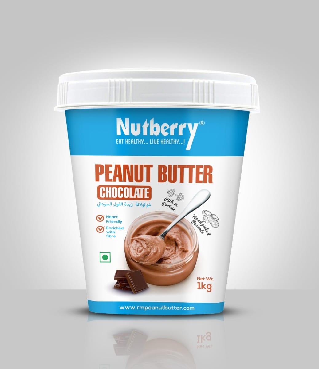 Nutberry Peanut Butter Chocolate Creamy 510gm 125g Protein