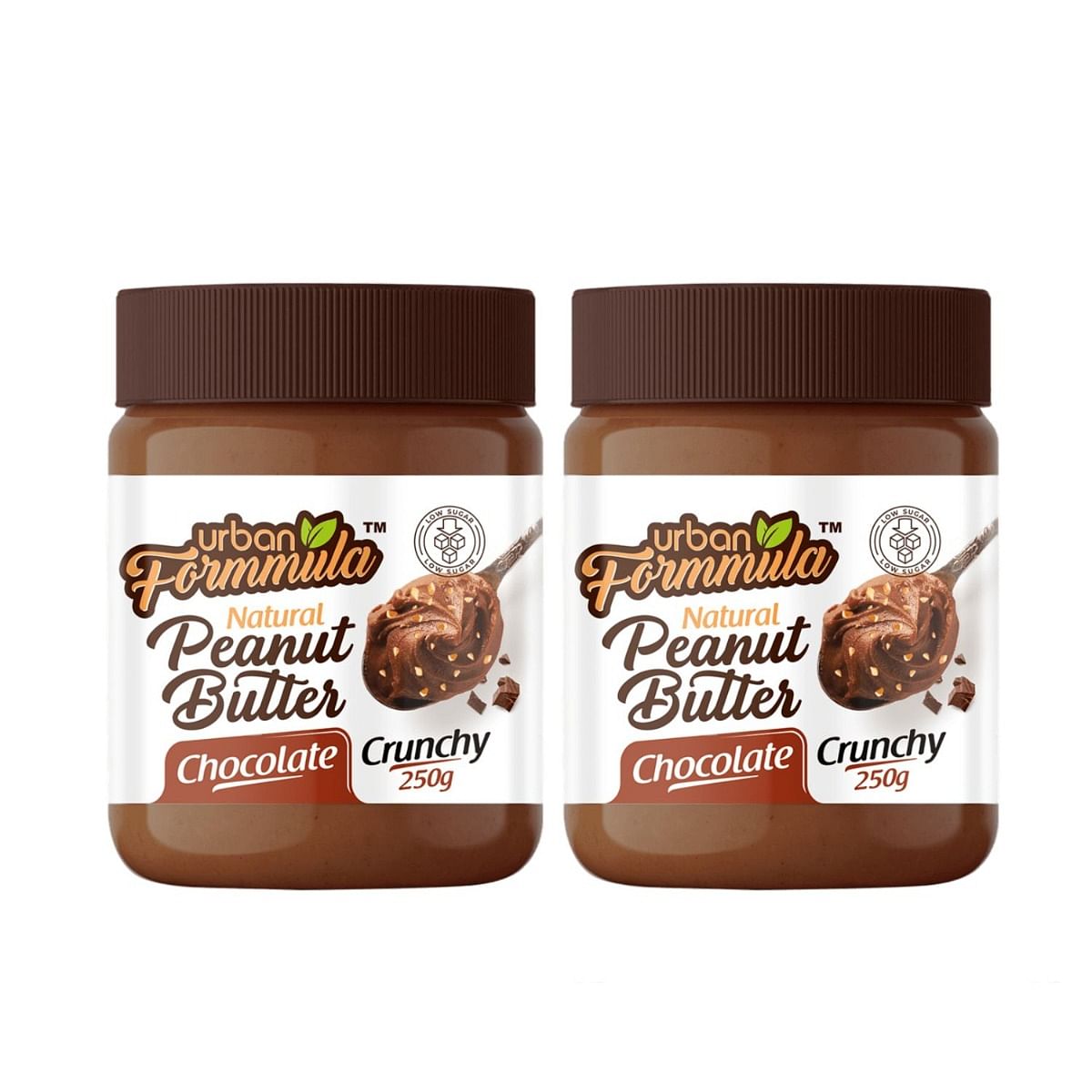 

URBAN FORMMULA Chocolate Peanut Butter Crunchy 250g (Pack of Two)