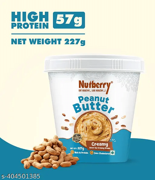 

Nutberry Peanut Butter Creamy 227gm in Bucket