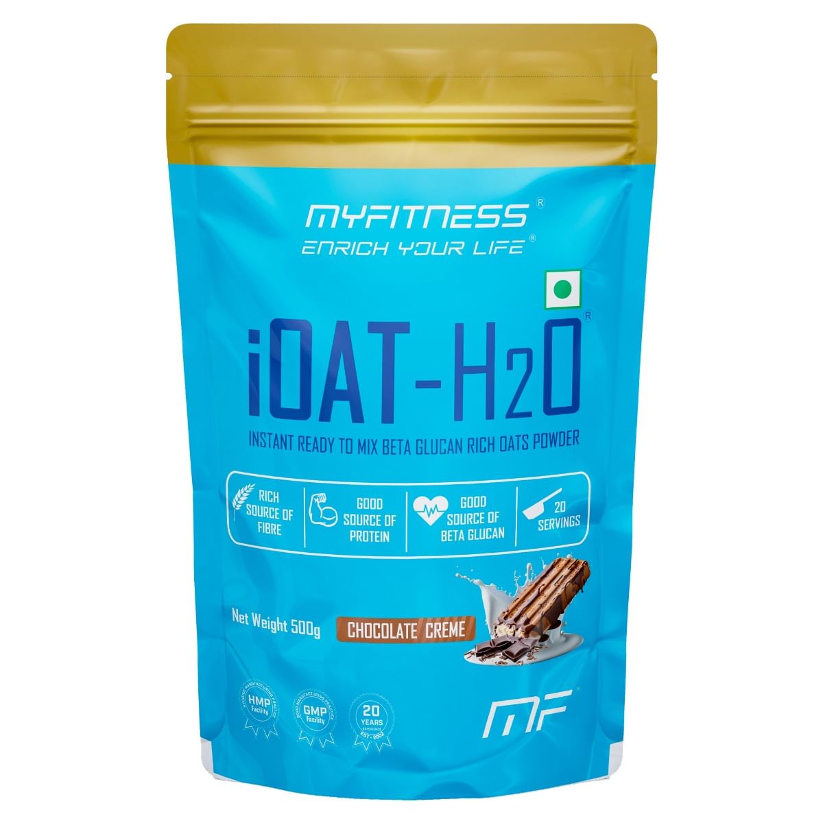 

MYFITNESS ® iOAT-H2O 20 Servings Chocolate Crème