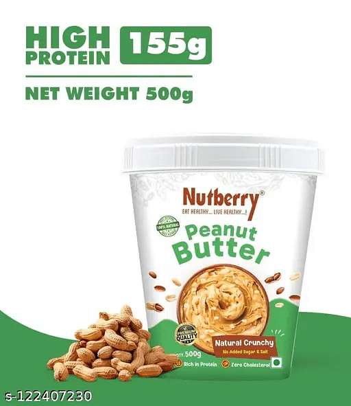 

Nutberry Peanut Butter Natural Crunchy 500gm in Bucket