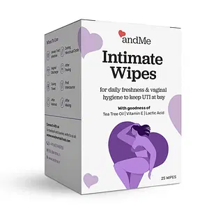 andMe Intimate Wipes - 25 Wipes
