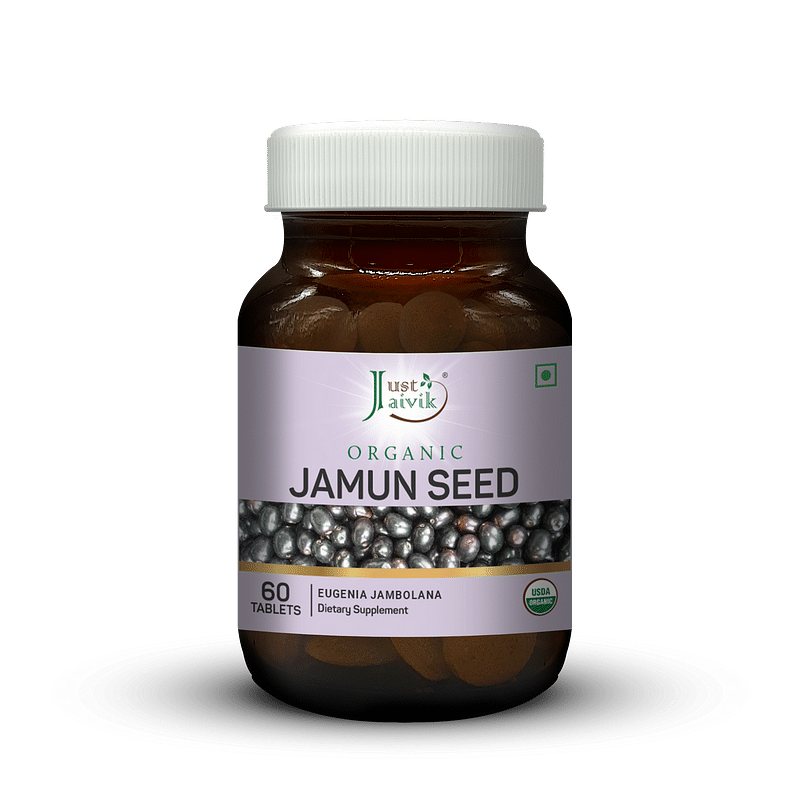 

Just Jaivik Organic Jamun Seed Tablets - 600mg