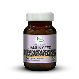 Just Jaivik Organic Jamun Seed Tablets - 600mg