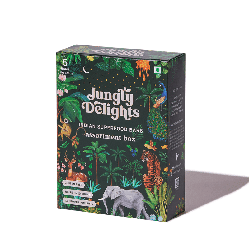 

Jungly Delights Assortment Box of 5 Bars