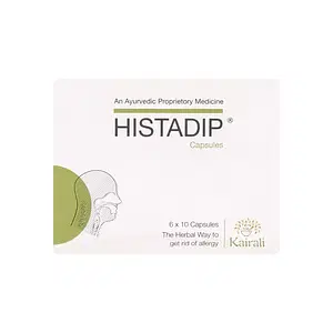 Kairali Histadip Capsules -  Ayurvedic Medicine for Nasal Allergies (60 Capsules)