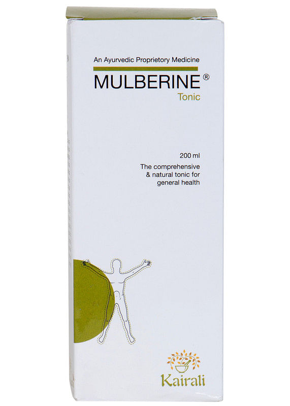 

Kairali Mulberine Tonic - Ayurvedic Health Tonic for General Weakness and Fatigue (200 ml)
