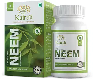 Kairali Neem Capsules - Ayurvedic Medicine for Blood Purification & Detoxification (60 Capsules)