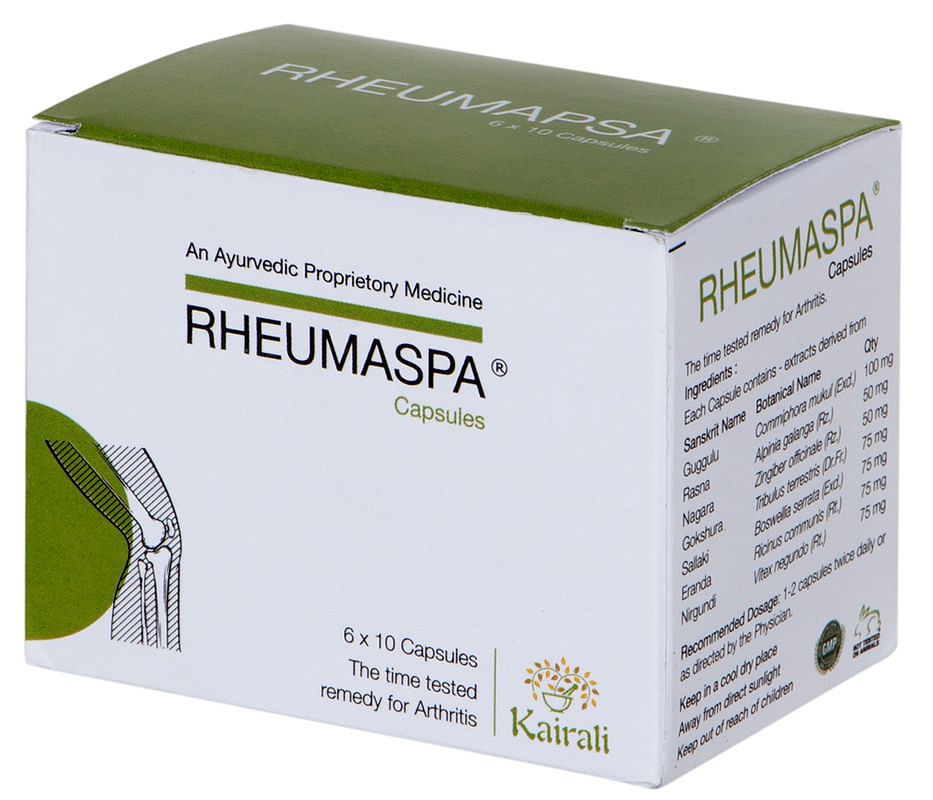 

Kairali Ayurvedic Rheumaspa 60 Capsules An Ayurvedic Product