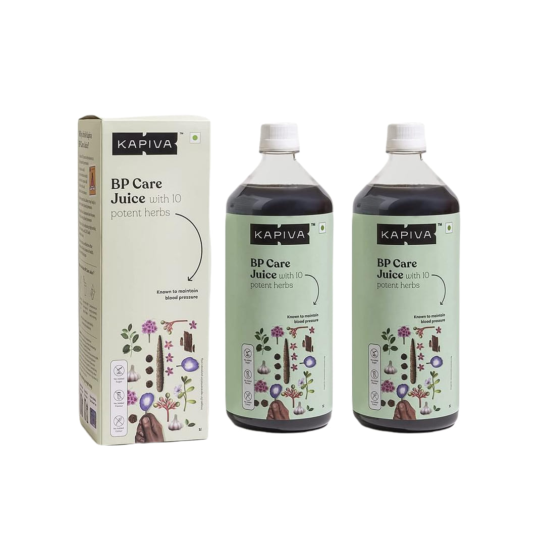 Kapiva BP Care Juice 1L 100 Ayurvedic Juice for Controlling Blood Pressure & Cholesterol