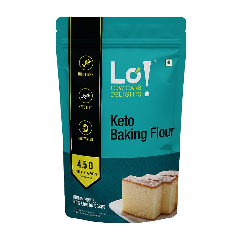 

Lo! Foods - Keto Baking Flour (500g) | Perfect for Baking Keto Bread, Keto Cakes & Keto Desserts | Featured Keto Bread Recipe | 66% Lower Carbs | L...