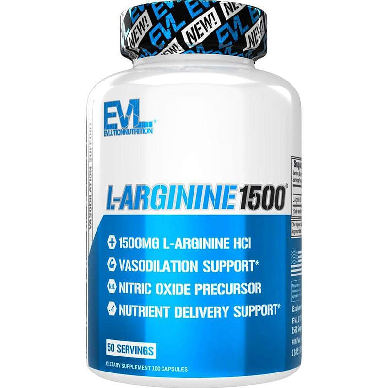 

EVL L-ARGININE 1500mg 100 Cap