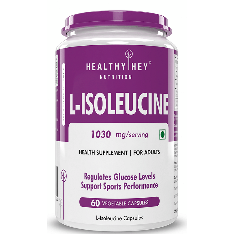 

Healthyhey Nutrition L-IsoLeucine 1000mg 60 capsules