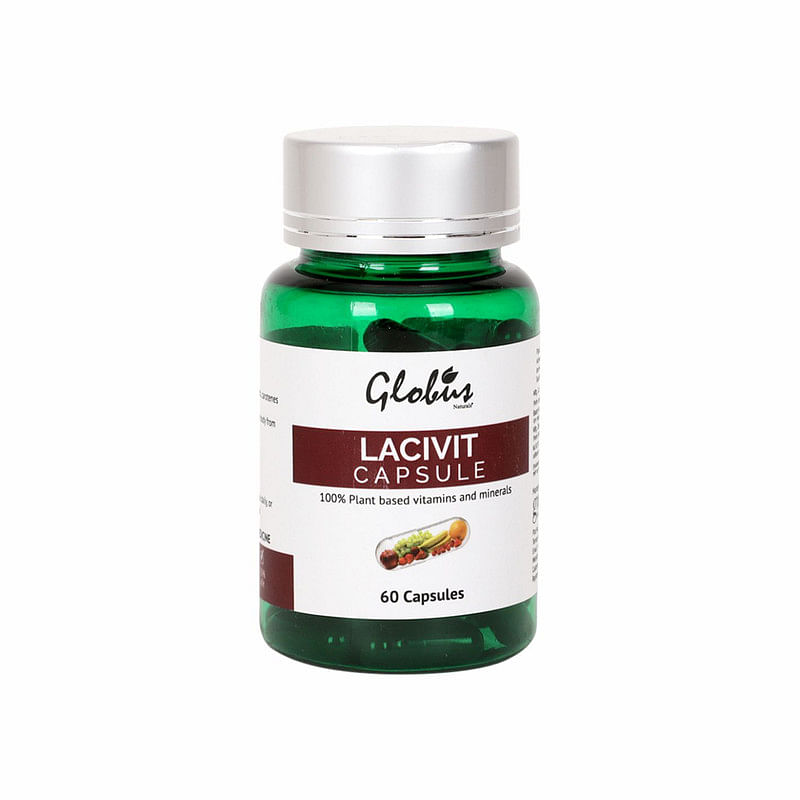 

Globus Naturals Lacivit Plant Based Multivitamin Capsules (60 Cap)