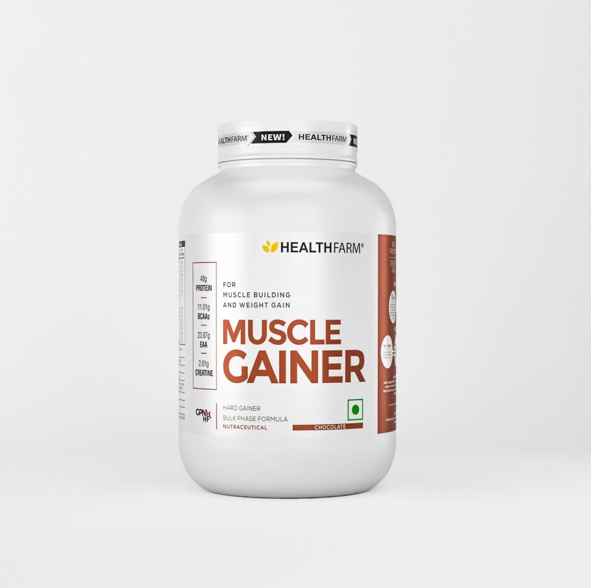 Healthfarm Muscle Gainer 1kg | Hard Gainer Bulk Phase Formula