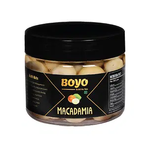 BOYO Premium Exotic Macadamia Nut 125g - Natural, Unsalted