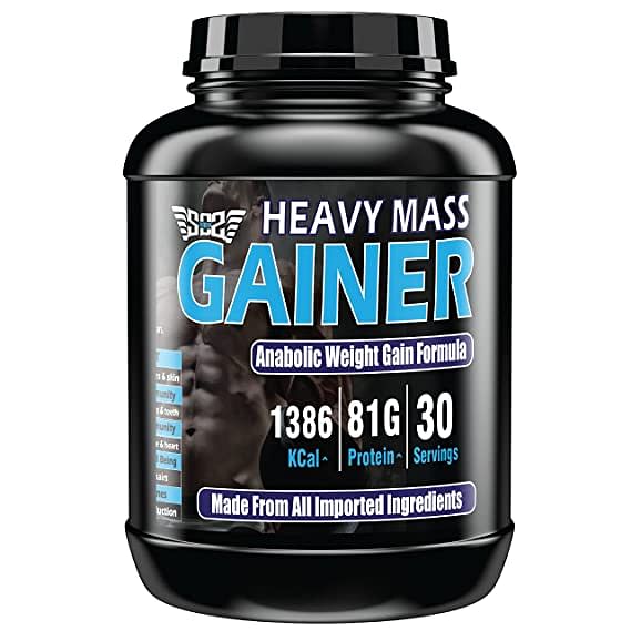 

Weight Gainer High Protein Powder by SOS Nutrition for Heavy Mass, 81G Protein, Added Multivitamins, Digestive Enzymes, Rich Chocolate Mass Gainer ...