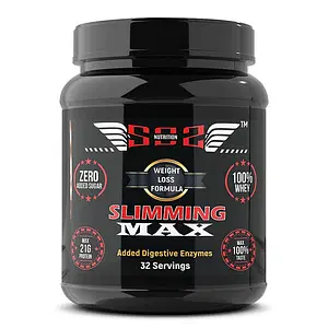SOS Nutrition Slimming Max Weight Loss Product for Women Whey Protein Powder (32 Servings, Chocolate, Glowing Skin, Healthy Hairs, Immunity Booster)