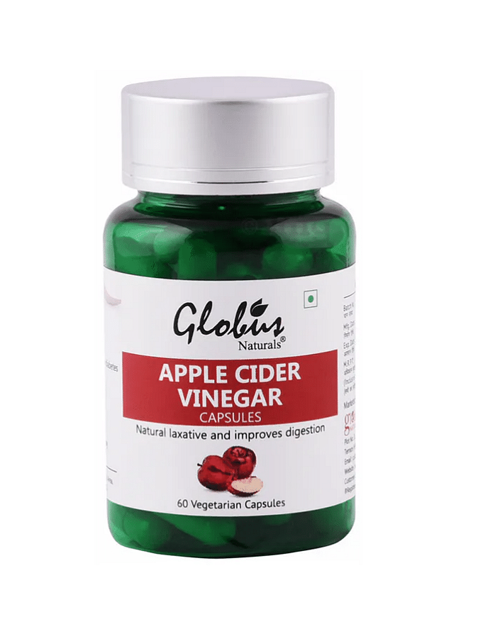 

Globus Naturals Apple Cider Vinegar Capsules for Weight Loss,Natural Laxative and Improves Digestion 60 Vegetarian Capsules