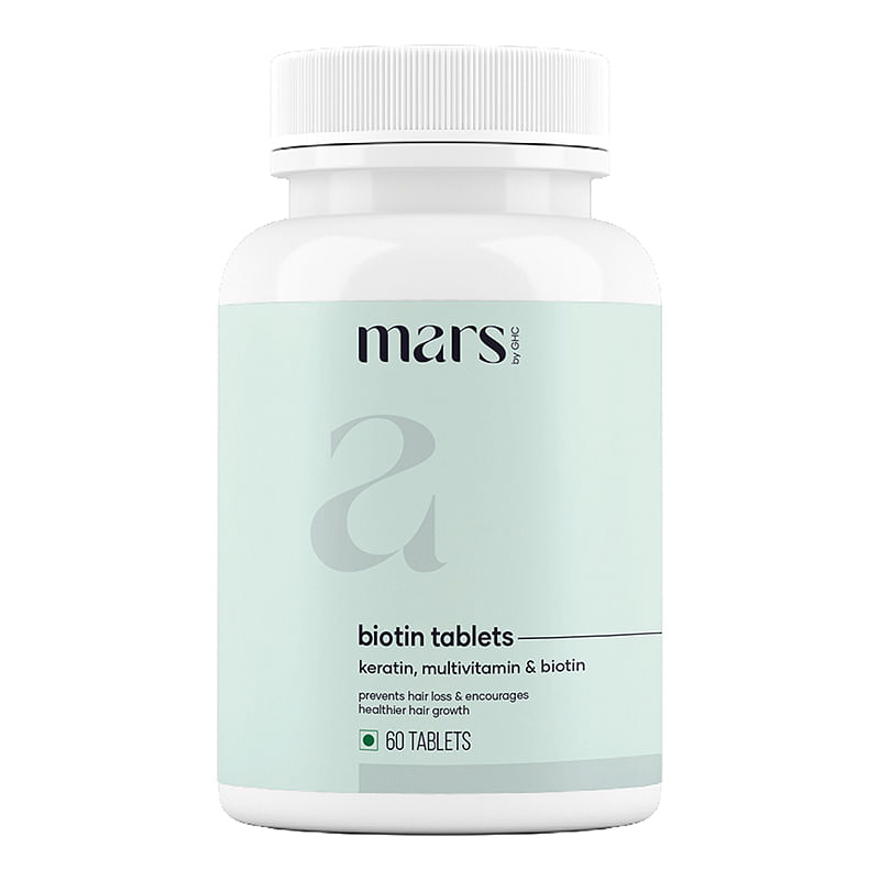 

Mars by GHC Vitamin B7 Biotin Tablets for Hair Growth (60N- Pack of 1)