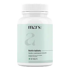 Mars by GHC Vitamin B7 Biotin Tablets for Hair Growth (60N- Pack of 1)