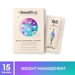 The Good Bug Metabolically Lean SuperGut Powder for Men & Women | Pre & Probiotic Supplement | 15 Days Pack