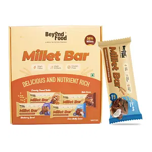 Beyond Food Millet Bar - Coco Nutty Cocoa | Pack Of 6 | 6x40G